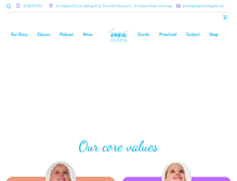 Tablet Screenshot of pmperformingarts.com